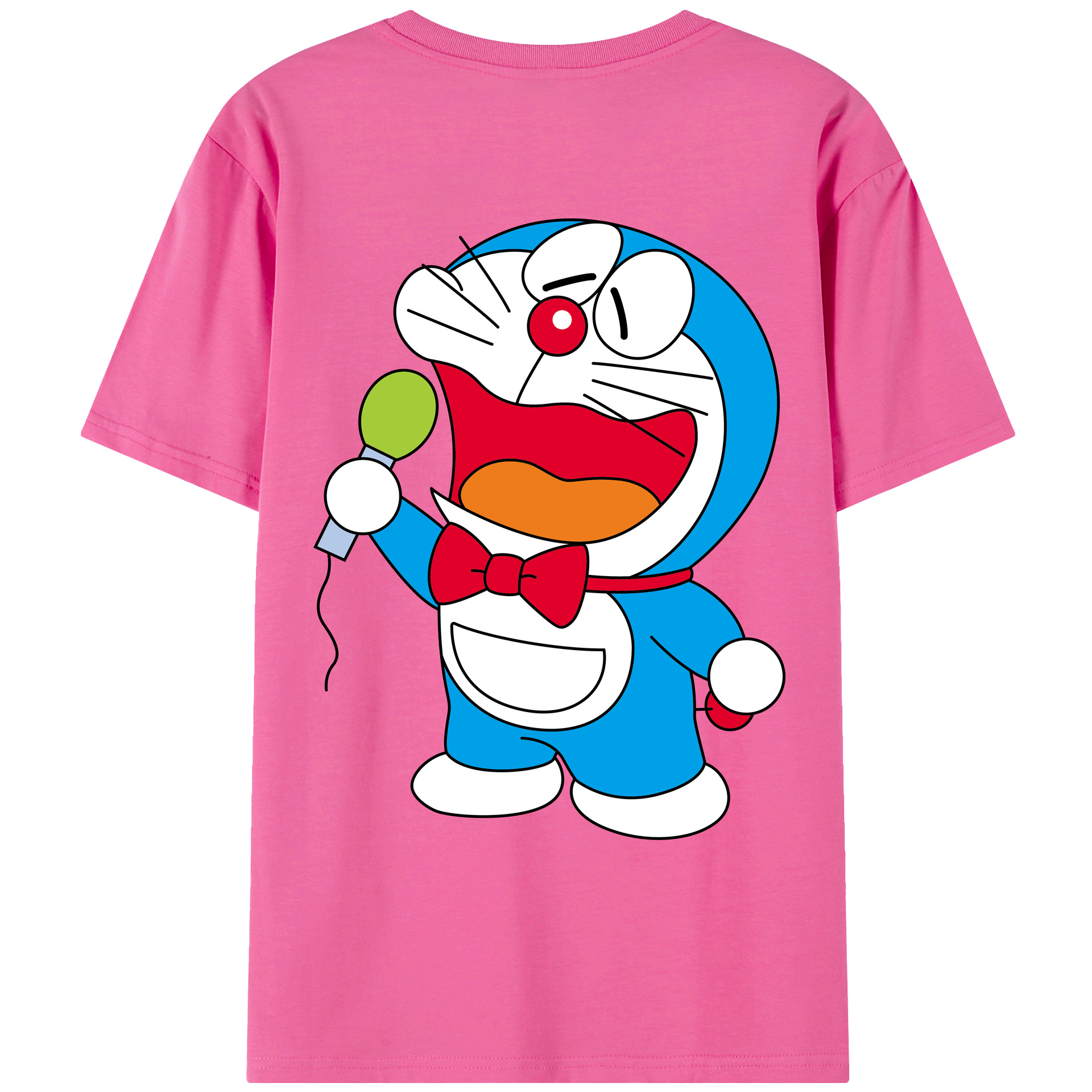 （画像用） ドラえもん Doraemon レディース半袖Tシャツ(バックプリント)